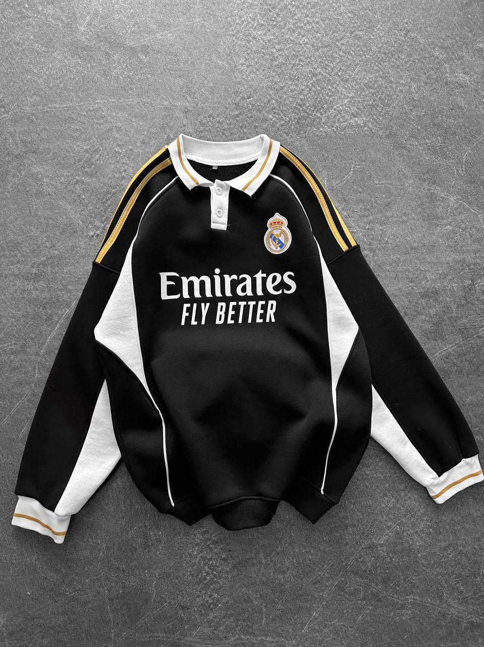 سويت شيرت مدريد اوفر سايز بقبة