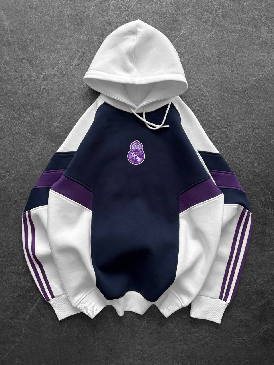 هودي مدريد اوفر سايز-Purple color