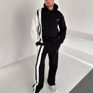 laxury NIKE oversized set-Black
