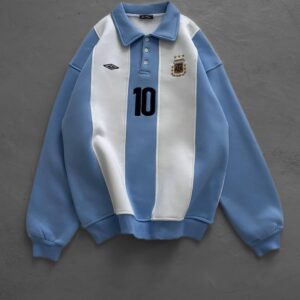 سويت شيرت الارجنتين اوفر سايز للشباب و الصبايا